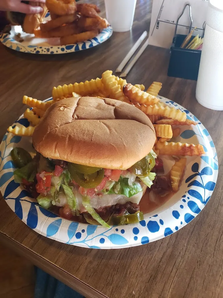 Border Burger and Fries